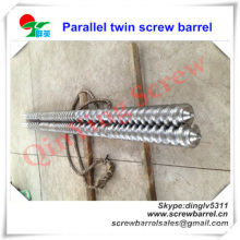 Custom double parallel screw and barrel